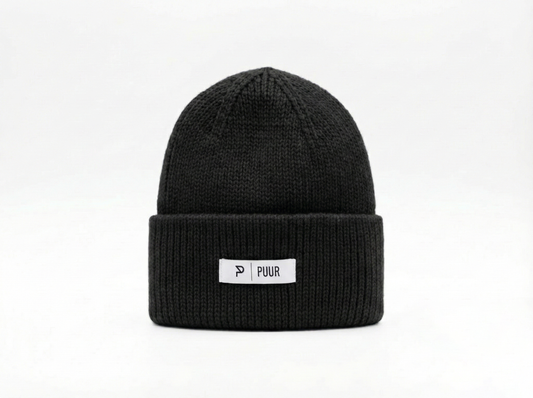 PUUR BEANIE BLACK