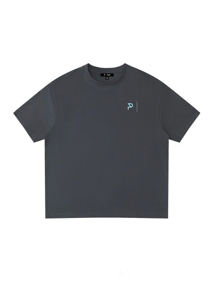 PUUR T-SHIRT STONE BLUE